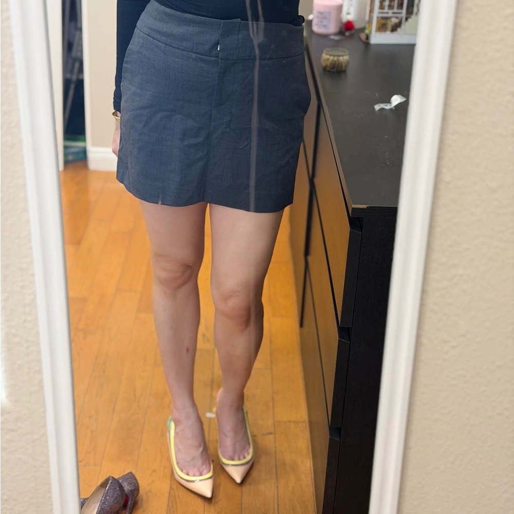 Classic Gray Mini Skirt